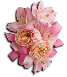Arjuna Prom Corsage (comes in different colors) from Arjuna Florist in Brockport, NY